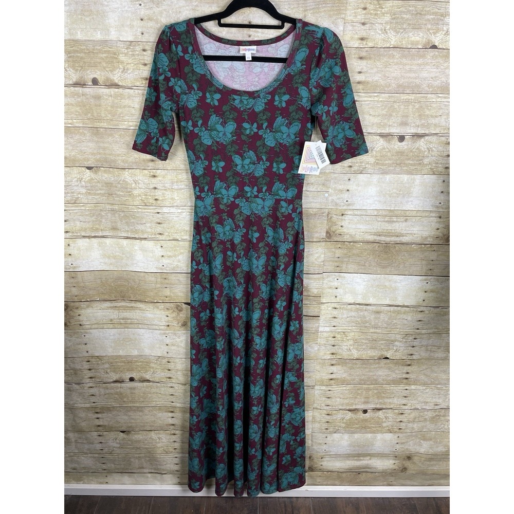 NWT Lularoe Ana Dress Size Extra Small - Full Length Dress